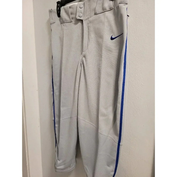 Nike Vapor Select High Baseball Pants Men’s Size Small Gray & Blue BQ6437-054 - Picture 11 of 12